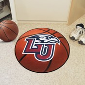 Liberty Flames Basketball Rug - 27in. Diameter, 2739