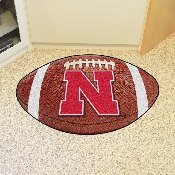 Nebraska Cornhuskers Football Rug - 20.5in. x 32.5in., 2879