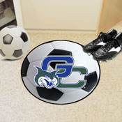 Georgia College Bobcats Soccer Ball Rug - 27in. Diameter, 2949