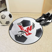 Eastern Washington Eagles Soccer Ball Rug - 27in. Diameter, 3003