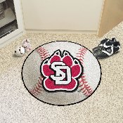 South Dakota Coyotes Baseball Rug - 27in. Diameter, 3035