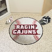 Louisiana-Lafayette Ragin' Cajuns Baseball Rug - 27in. Diameter, 3071