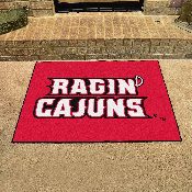 Louisiana-Lafayette Ragin' Cajuns All-Star Rug - 34 in. x 42.5 in., 3073