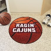 Louisiana-Lafayette Ragin' Cajuns Basketball Rug - 27in. Diameter, 3075