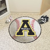 Appalachian State Mountaineers Baseball Rug - 27in. Diameter, 3196