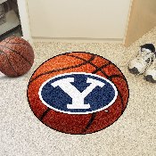 BYU Cougars Basketball Rug - 27in. Diameter, 3274
