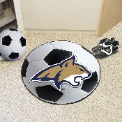Montana State Grizzlies Soccer Ball Rug - 27in. Diameter, 3325