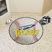 Toledo Rockets Baseball Rug - 27in. Diameter, 3340