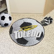 Toledo Rockets Soccer Ball Rug - 27in. Diameter, 3343