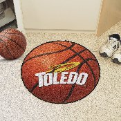Toledo Rockets Basketball Rug - 27in. Diameter, 3346
