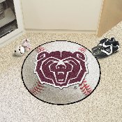 Missouri State Bears Baseball Rug - 27in. Diameter, 3394