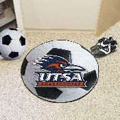 UTSA Roadrunners Soccer Ball Rug - 27in. Diameter, 3504