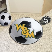 William & Mary Tribe Soccer Ball Rug - 27in. Diameter, 3522
