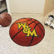William & Mary Tribe Basketball Rug - 27in. Diameter, 3526