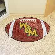 William & Mary Tribe Football Rug - 20.5in. x 32.5in., 3528