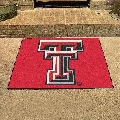 Texas Tech Red Raiders All-Star Rug - 34 in. x 42.5 in. - Double T Primary Logo, 3561