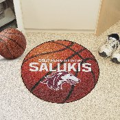 Southern Illinois Salukis Basketball Rug - 27in. Diameter, 3585