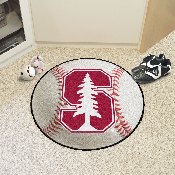 Stanford Cardinal Baseball Rug - 27in. Diameter - S Tree Primary Logo, 3610