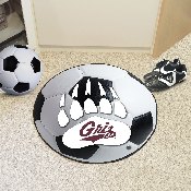 Montana Grizzlies Soccer Ball Rug - 27in. Diameter, 3642