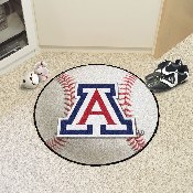 Arizona Wildcats Baseball Rug - 27in. Diameter - Block A Primary Logo, 3648