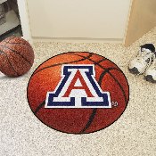 Arizona Wildcats Basketball Rug - 27in. Diameter - Block A Primary Logo, 3652