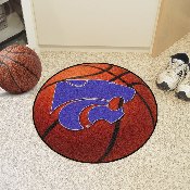 Kansas State Wildcats Basketball Rug - 27in. Diameter, 3742