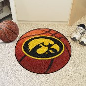 Iowa Hawkeyes Basketball Rug - 27in. Diameter, 3891