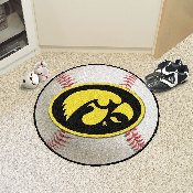 Iowa Hawkeyes Baseball Rug - 27in. Diameter, 3895