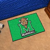 Marshall Thundering Herd Starter Mat Accent Rug - 19in. x 30in. - Bison M Marshall Primary Logo, 3908