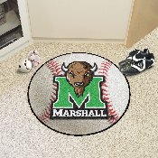 Marshall Thundering Herd Baseball Rug - 27in. Diameter, 3913