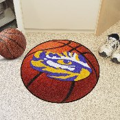LSU Tigers Basketball Rug - 27in. Diameter - LSU Primary Logo, 3945