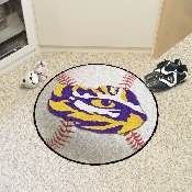 LSU Tigers Baseball Rug - 27in. Diameter - LSU Primary Logo, 3949
