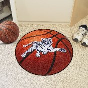 Jackson State Tigers Basketball Rug - 27in. Diameter, 3994