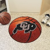 Colorado Buffaloes Basketball Rug - 27in. Diameter, 4089