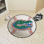 Florida Gators Baseball Rug - 27in. Diameter - Gator Head Primary Logo, 4152