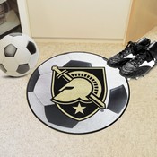 Army West Point Black Knights Soccer Ball Rug - 27in. Diameter - Shield Primary Logo, 4163