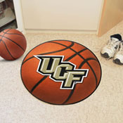 Central Florida Knights Basketball Rug - 27in. Diameter, 4215