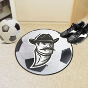 New Mexico State Lobos Soccer Ball Rug - 27in. Diameter, 4225