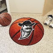 New Mexico State Lobos Basketball Rug - 27in. Diameter, 4228