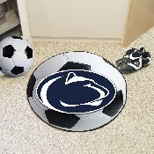 Penn State Nittany Lions Soccer Ball Rug - 27in. Diameter - Nittany Lion Head Primary Logo, 4236