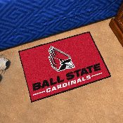 Ball State Cardinals Starter Mat Accent Rug - 19in. x 30in., 4286