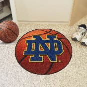Notre Dame Fighting Irish Basketball Rug - 27in. Diameter, 4417
