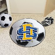 South Dakota State Jackrabbits Soccer Ball Rug - 27in. Diameter, 4438