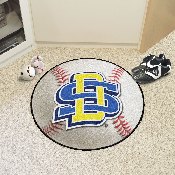 South Dakota State Jackrabbits Baseball Rug - 27in. Diameter, 4439