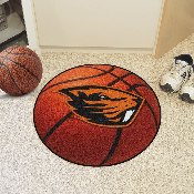 Oregon State Beavers Basketball Rug - 27in. Diameter, 4524