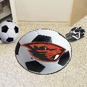 Oregon State Beavers Soccer Ball Rug - 27in. Diameter, 4526