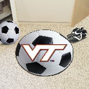 Virginia Tech Hokies Soccer Ball Rug - 27in. Diameter, 4583