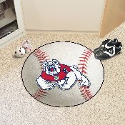 Fresno State Bulldogs Baseball Rug - 27in. Diameter, 4890