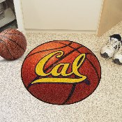 Cal Golden Bears Basketball Rug - 27in. Diameter - Script Cal Primary Logo, 4907