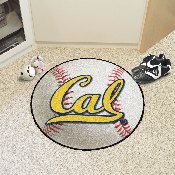 Cal Golden Bears Baseball Rug - 27in. Diameter - Script Cal Primary Logo, 4914